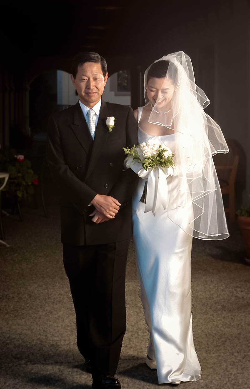 Bride and Father, Wedding Processional