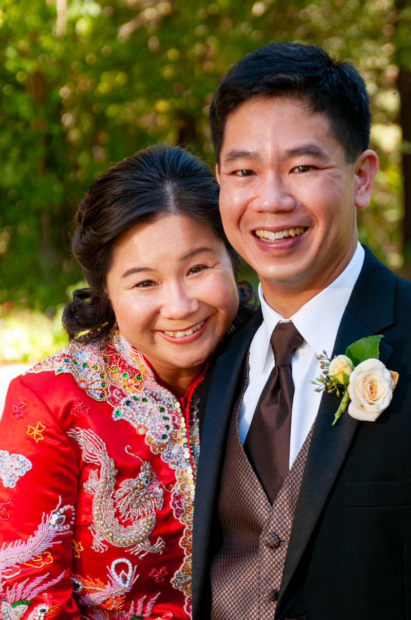 Formal Photo: Bride and Groom CloseUp