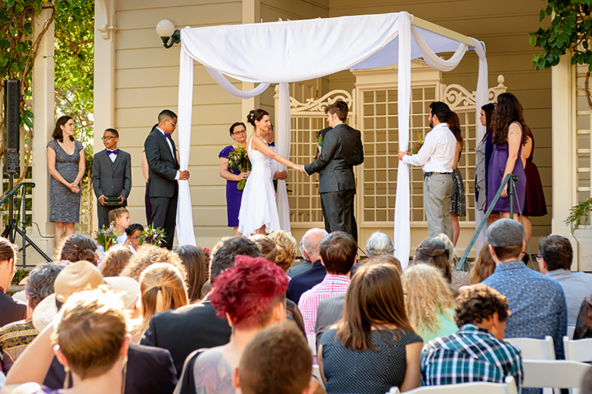 Wedding Ceremony, Outside, Preservation Park