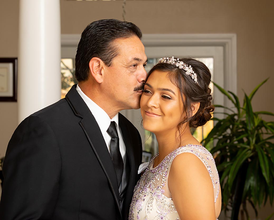 Quinceañera with Dad